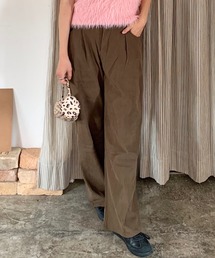 Teem Store（チームストア）の「【25年秋冬新作】コーディロイセミワイドパンツ（その他パンツ）」