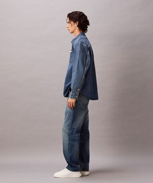 Calvin Klein（カルバン・クライン）の「90s ヴィンテージ インディゴ オーバーシャツ（シャツ/ブラウス・メンズ・インディゴブルー・S/L/M）」の4枚目の写真