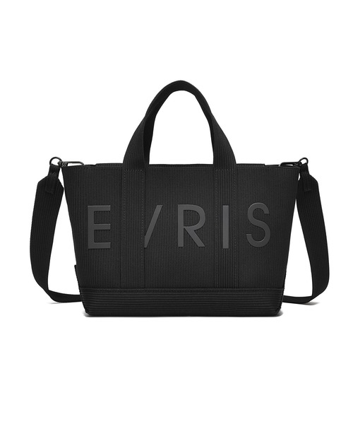 EVRIS(エヴリス)の「【EVRIS/エブリス】ロゴリブニット ミニトートバッグ/500mlペットボトル収納可(トートバッグ・レディース・ベージュ/ブラック・FREE)」の20枚目の写真