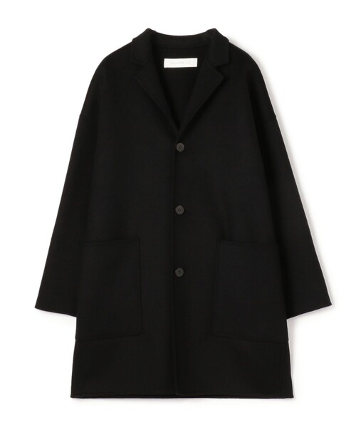 ウールダブルフェイス キモノスリーブコート（チェスターコート