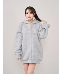 ダーリッチ プルオーバーパーカー ブラウン ITEMS URBANRESEARCH パーカー ストレッチダンボール プル