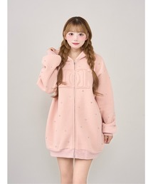 René フード付きピンクパーカー 楽天市場】パーカー トップス レディース 送料無料 2色展開 プル
