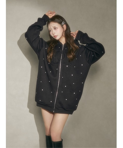 darich DDロゴビジュージップパーカー ダーリッチ 黒 BLK ダーリッチ Darich DDロゴビジュージップパーカー （ブラック