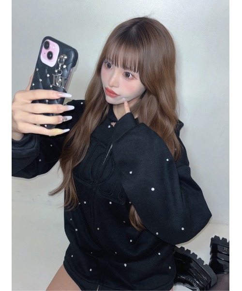 Darich ダーリッチ DDロゴビジュージップパーカー（BLK） ダーリッチ Darich DDロゴビジュージップパーカー （ブラック