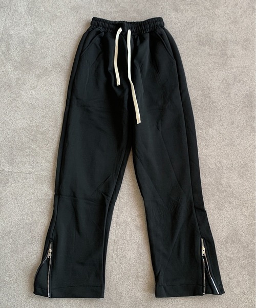 SHEPP（シープ）の「裾ジップデザイン フレアシルエットスウェットパンツ（スウェットパンツ・メンズ・グレー/ブラック・L/M）」の10枚目の写真