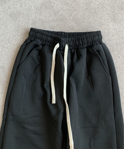 SHEPP（シープ）の「裾ジップデザイン フレアシルエットスウェットパンツ（スウェットパンツ・メンズ・グレー/ブラック・L/M）」の12枚目の写真
