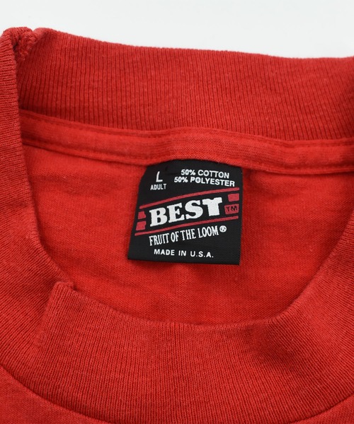 LABORATORY R（ラボラトリーアール）の「【USED】90’s Fruit of the Loom “UNIVERSITY OF LOUISVILLE” カレッジ Tシャツ（Tシャツ/カットソー・メンズ・レッド・LARGE）」の5枚目の写真