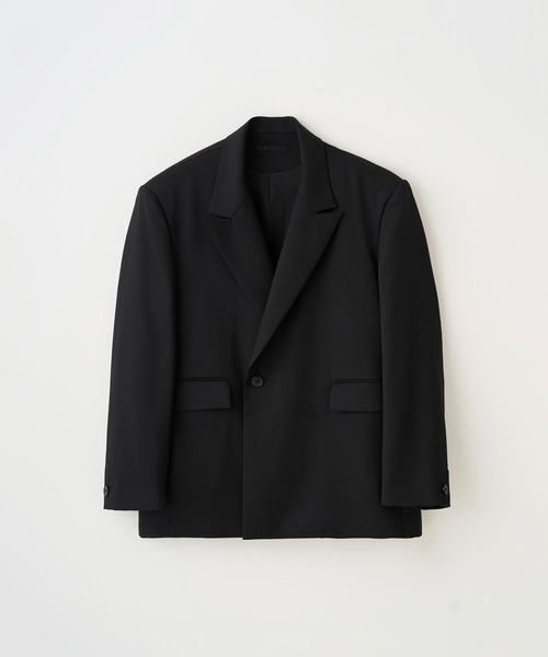 Juha（ユハ）の「STRUCTURED DOUBLE JACKET（テーラードジャケット・メンズ・ブラック・3/4）」の8枚目の写真