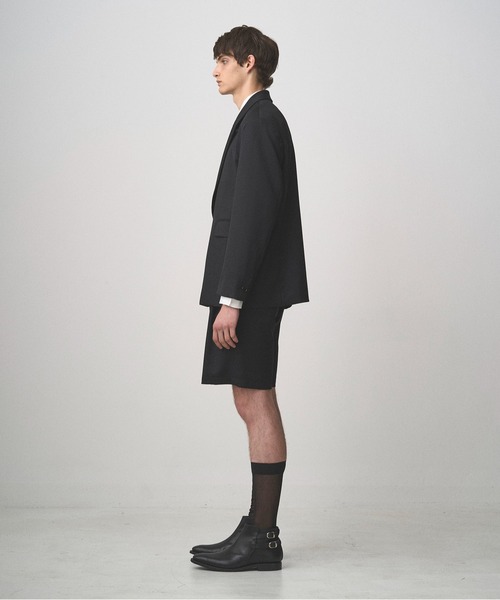 Juha（ユハ）の「STRUCTURED DOUBLE JACKET（テーラードジャケット・メンズ・ブラック・3/4）」の3枚目の写真