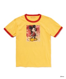 MICKEY MOUSE / RINGER T-SHIRT A