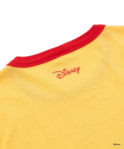 Disney(ディズニー)の「MICKEY MOUSE / RINGER T-SHIRT A(Tシャツ/カットソー・メンズ・イエロー・S/M/SHORT)」の2枚目の写真