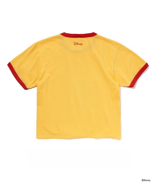 Disney(ディズニー)の「MICKEY MOUSE / RINGER T-SHIRT A(Tシャツ/カットソー・メンズ・イエロー・S/M/SHORT)」の8枚目の写真