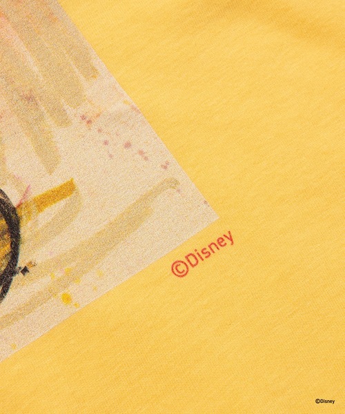 Disney(ディズニー)の「MICKEY MOUSE / RINGER T-SHIRT A(Tシャツ/カットソー・メンズ・イエロー・S/M/SHORT)」の5枚目の写真