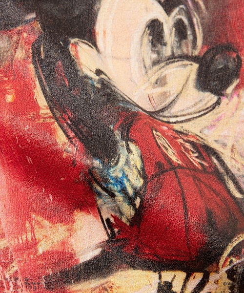 Disney(ディズニー)の「MICKEY MOUSE / RINGER T-SHIRT A(Tシャツ/カットソー・メンズ・イエロー・S/M/SHORT)」の6枚目の写真