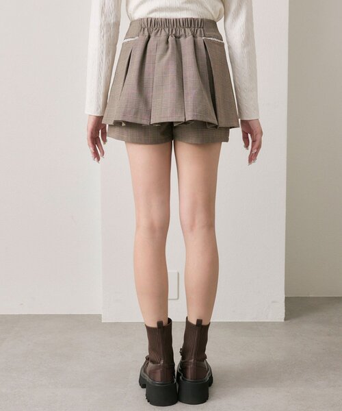 OLIVE des OLIVE（オリーブデオリーブ）の「プリーツスカパン（その他パンツ・レディース・ブラック/ブラウン系その他/トップグレー・FREE）」の10枚目の写真