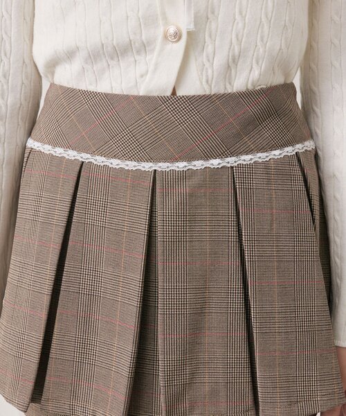 OLIVE des OLIVE（オリーブデオリーブ）の「プリーツスカパン（その他パンツ・レディース・ブラック/ブラウン系その他/トップグレー・FREE）」の11枚目の写真