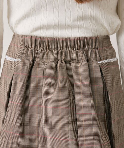 OLIVE des OLIVE（オリーブデオリーブ）の「プリーツスカパン（その他パンツ・レディース・ブラック/ブラウン系その他/トップグレー・FREE）」の12枚目の写真