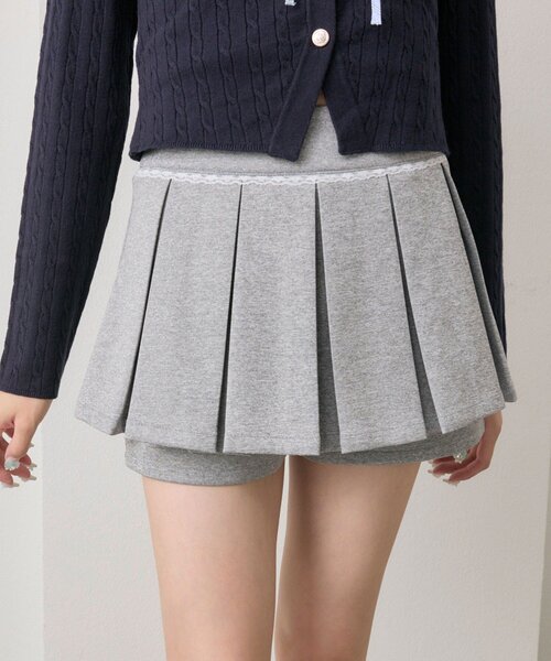 OLIVE des OLIVE（オリーブデオリーブ）の「プリーツスカパン（その他パンツ・レディース・ブラック/ブラウン系その他/トップグレー・FREE）」の18枚目の写真