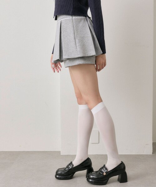 OLIVE des OLIVE（オリーブデオリーブ）の「プリーツスカパン（その他パンツ・レディース・ブラック/ブラウン系その他/トップグレー・FREE）」の21枚目の写真