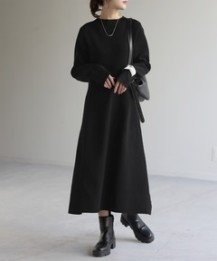 BORDERS at BALCONY/ボーダーズアットバルコニー】DRESS NOIR/ドレス