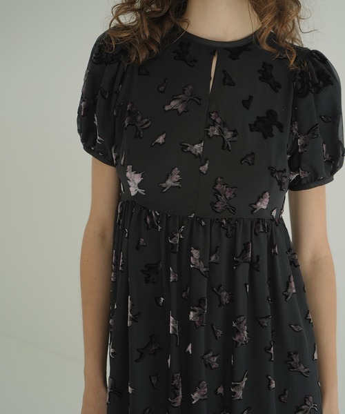 CLANE 2WAY FLOWER OPAL ONE PIECE クラネ CLANE（クラネ）の「フラワーオパールバルーンワンピース