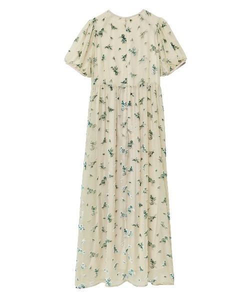 CLANE（クラネ）の「FLOWER OPAL PUFF ONEPIECE（ワンピース・レディース・ブラック・1/0）」の10枚目の写真