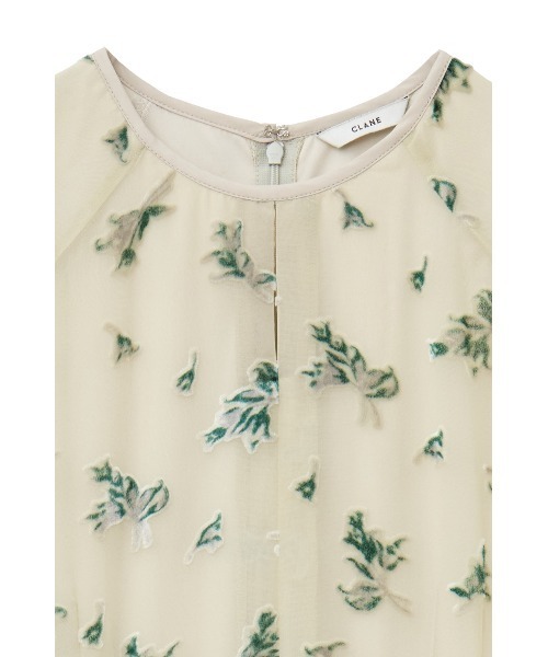 CLANE（クラネ）の「FLOWER OPAL PUFF ONEPIECE（ワンピース・レディース・ブラック・1/0）」の11枚目の写真