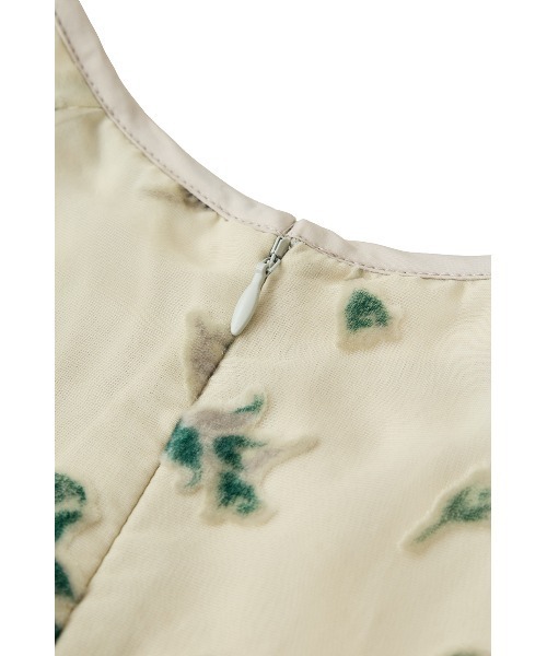 CLANE（クラネ）の「FLOWER OPAL PUFF ONEPIECE（ワンピース・レディース・ブラック・1/0）」の15枚目の写真