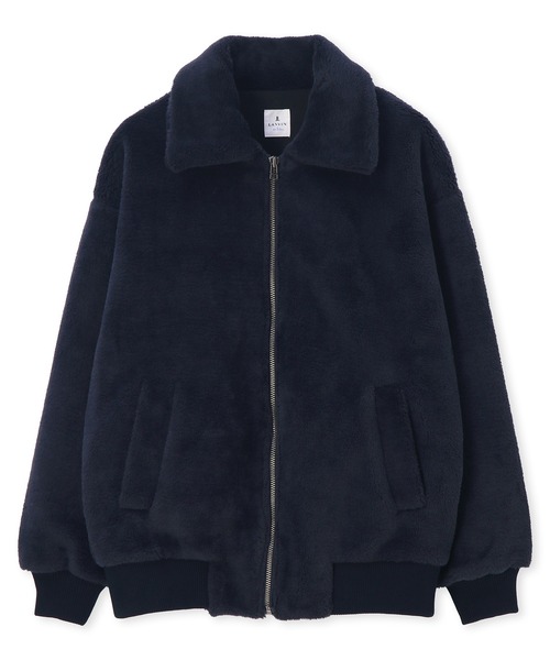 LANVIN en Bleu(ランバンオンブルー)の「軽量 オーバーサイズ ボアジャケット(ブルゾン・メンズ・ブラック/ネイビー・48/52/50)」の10枚目の写真