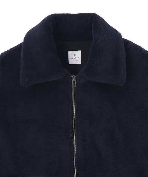 LANVIN en Bleu(ランバンオンブルー)の「軽量 オーバーサイズ ボアジャケット(ブルゾン・メンズ・ブラック/ネイビー・48/52/50)」の12枚目の写真