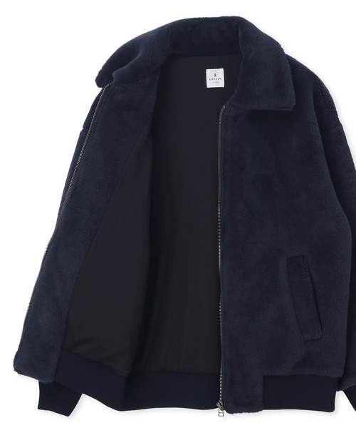 LANVIN en Bleu(ランバンオンブルー)の「軽量 オーバーサイズ ボアジャケット(ブルゾン・メンズ・ブラック/ネイビー・48/52/50)」の14枚目の写真