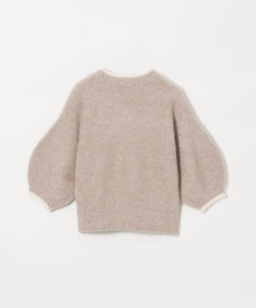 フォックスカシミヤ パフ ハーフスリーブ ニット（ニット