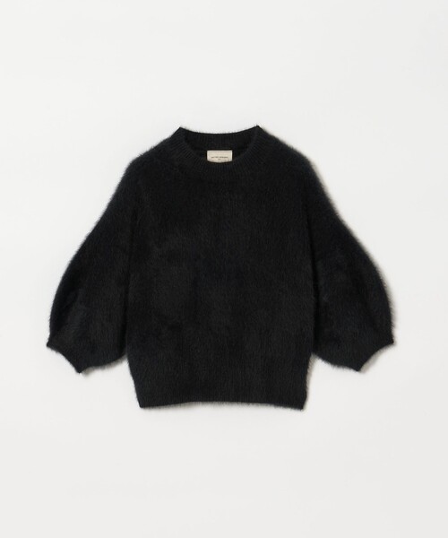 フォックスカシミヤ パフ ハーフスリーブ ニット（ニット