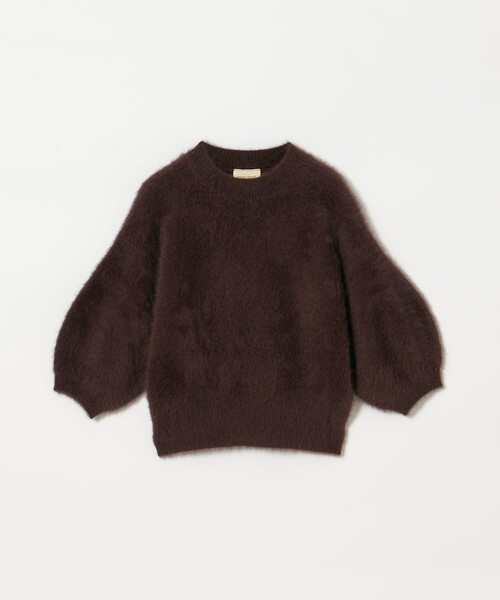 美品 ユナイテッドアローズ 24AW フォックスカシミヤ ハーフスリーブ ニット UNITED ARROWS（ユナイテッドアローズ）の「フォックスカシミヤ