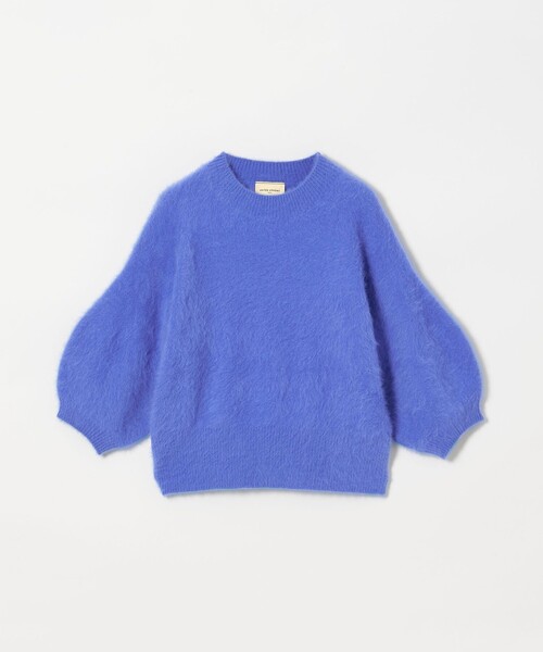 フォックスカシミヤ パフ ハーフスリーブ ニット（ニット