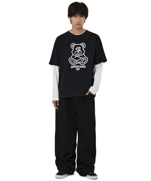 OY（オーワイ）の「『OY/オーワイ』DOLLY LAYERED L/S TEE/ドリーレイヤード長袖Tシャツ（Tシャツ/カットソー・レディース・ホワイト/ブラック・FREE）」の14枚目の写真