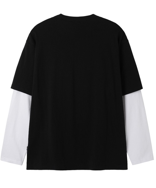 OY（オーワイ）の「『OY/オーワイ』DOLLY LAYERED L/S TEE/ドリーレイヤード長袖Tシャツ（Tシャツ/カットソー・レディース・ホワイト/ブラック・FREE）」の5枚目の写真