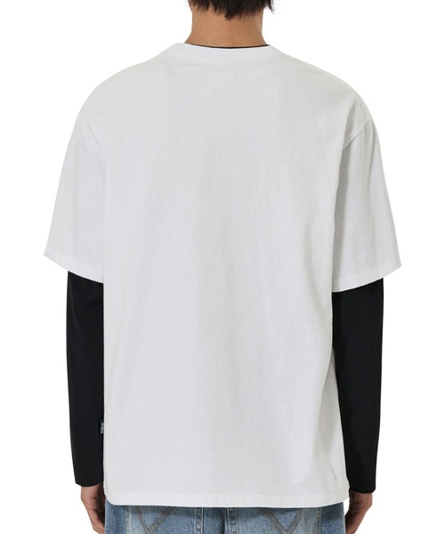 OY（オーワイ）の「『OY/オーワイ』DOLLY LAYERED L/S TEE/ドリーレイヤード長袖Tシャツ（Tシャツ/カットソー・レディース・ホワイト/ブラック・FREE）」の10枚目の写真
