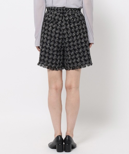 mysty woman（ミスティウーマン）の「【セットアップ着用可】ツイードショートパンツ 582500（その他パンツ・レディース・ブラック/ブラウン・FREE）」の14枚目の写真