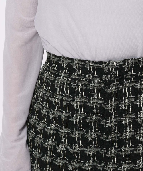 mysty woman（ミスティウーマン）の「【セットアップ着用可】ツイードショートパンツ 582500（その他パンツ・レディース・ブラック/ブラウン・FREE）」の15枚目の写真