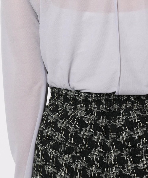 mysty woman（ミスティウーマン）の「【セットアップ着用可】ツイードショートパンツ 582500（その他パンツ・レディース・ブラック/ブラウン・FREE）」の18枚目の写真