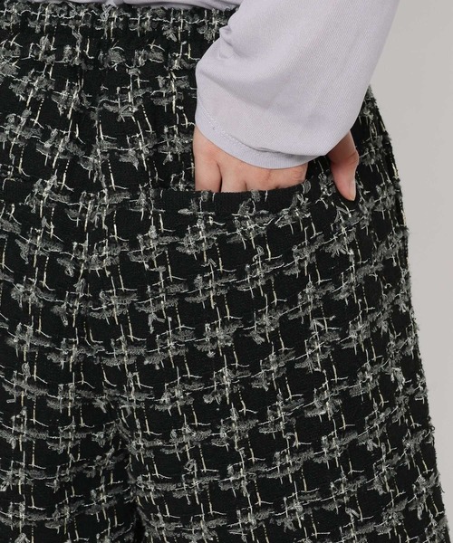 mysty woman（ミスティウーマン）の「【セットアップ着用可】ツイードショートパンツ 582500（その他パンツ・レディース・ブラック/ブラウン・FREE）」の19枚目の写真