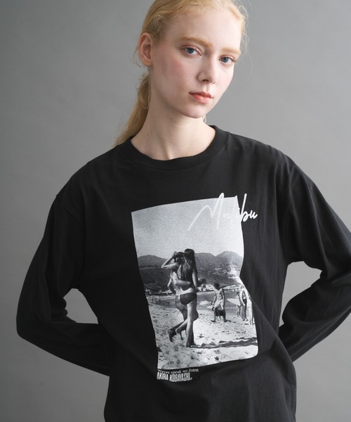 three dots（スリードッツ）の「【unisex】 アニバーサリー ロングスリーブT（Tシャツ/カットソー・レディース・ホワイト系その他/ブラック系その他/ブラック系その他3/ホワイト系その他3/ブラック系その他2/ホワイト系その他2・SMALL/MEDIUM/LARGE/X-SMALL）」の4枚目の写真
