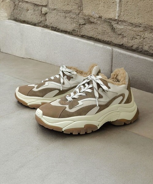 セール】ASH/アッシュ【ADDICT FUR】ファーチャンキースニーカー