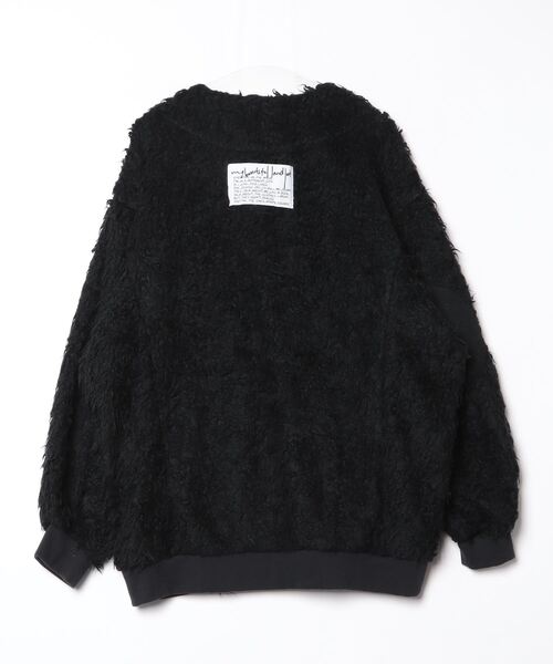 【25AW my beautiful landletシャギービッグカーディガン】 my beautiful landlet / SHAGGY BIG CARDIGAN / BLACK - LAD MUSICIAN