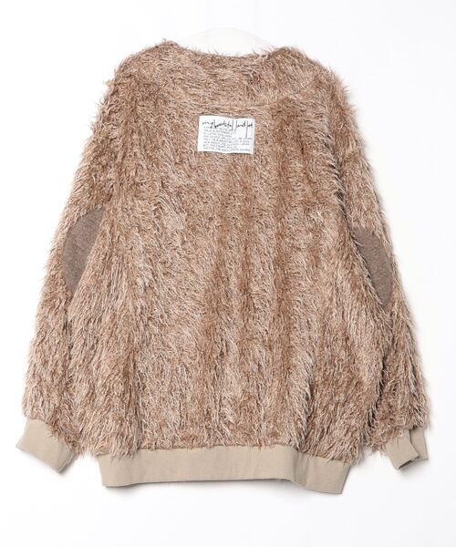 【25AW my beautiful landletシャギービッグカーディガン】 my beautiful landlet - Wallace & Murron Online Shop