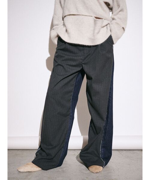 Htage（テージ）の「【Htage】ドッキングデニムパンツ（デニムパンツ・レディース・ブルー/ブラック・24inch/25inch/26inch）」の21枚目の写真