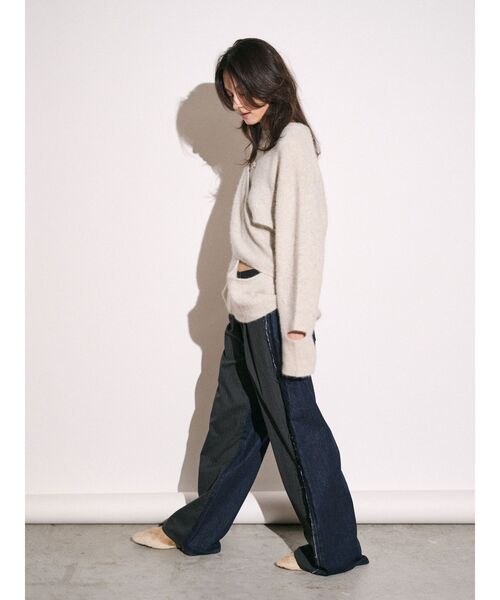 Htage（テージ）の「【Htage】ドッキングデニムパンツ（デニムパンツ・レディース・ブルー/ブラック・24inch/25inch/26inch）」の17枚目の写真