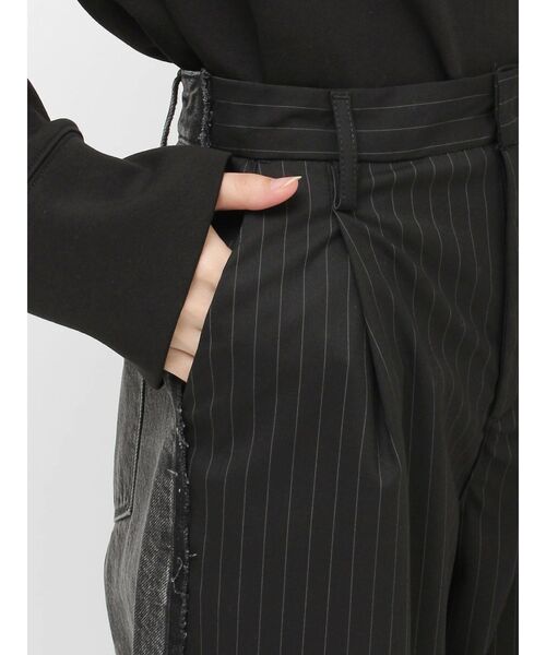 Htage（テージ）の「【Htage】ドッキングデニムパンツ（デニムパンツ・レディース・ブルー/ブラック・24inch/25inch/26inch）」の11枚目の写真