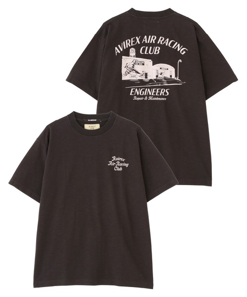 AVIREX(アヴィレックス)の「《A.A.R.C》GARAGE SLUB T-SHIRT / ガレージ スラブ 半袖Tシャツ / AVIREX / アヴィレックス(Tシャツ/カットソー・メンズ・ホワイト/レッド/ブラック・MEDIUM/LARGE/X-LARGE/XX-LARGE)」の3枚目の写真